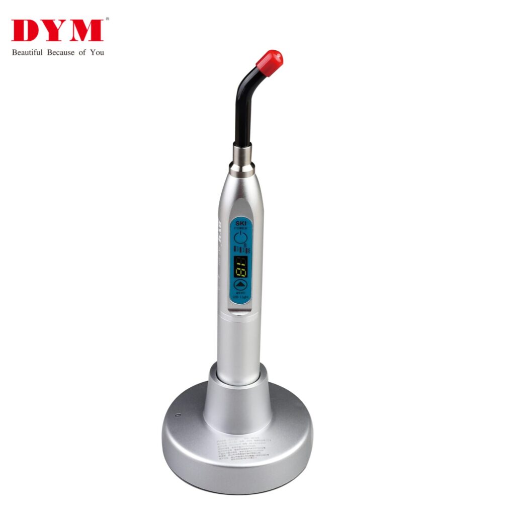 ski dym led curing light dental light cure multiple mode adjustment wireless