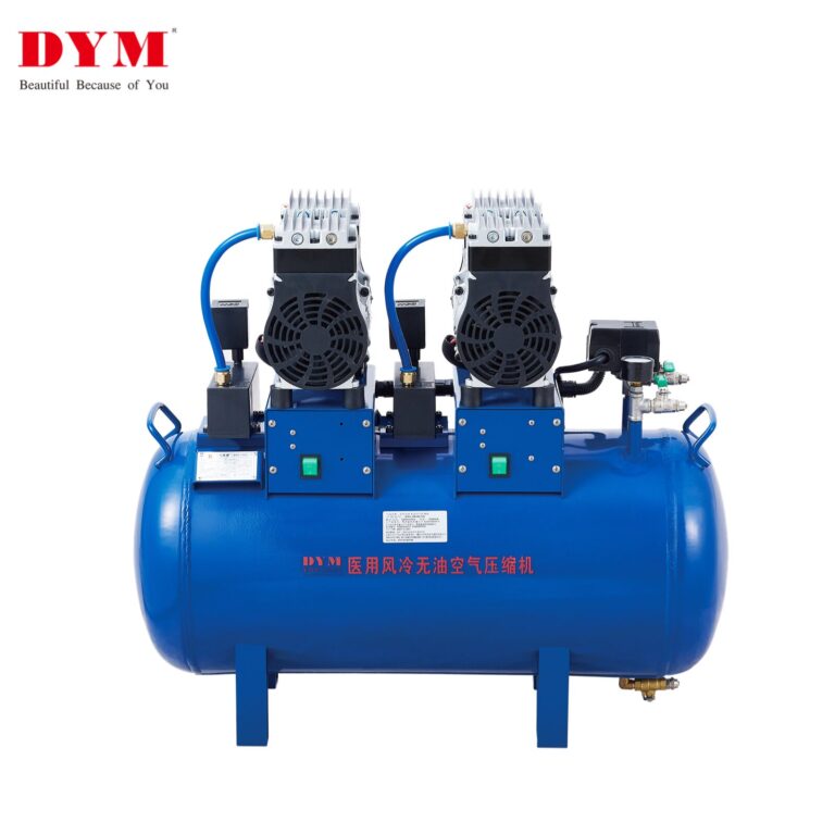 one for three silent dental oil free air compressor