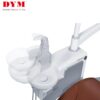 Comfortable leather 21 LED bulbs implant dental trolley