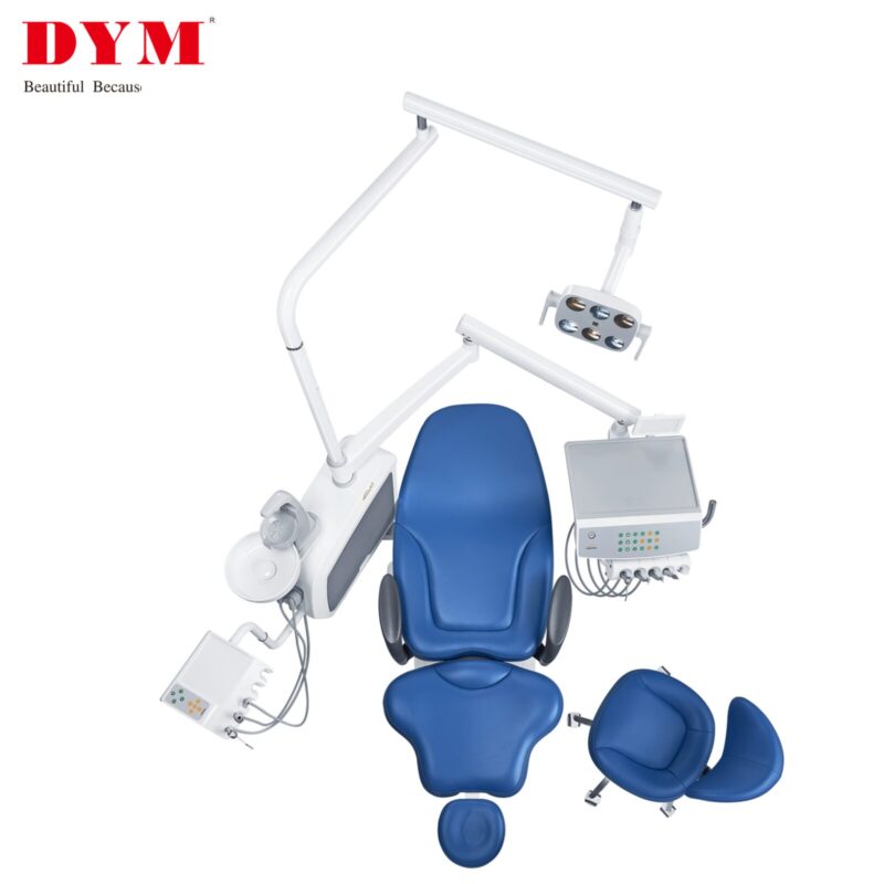 popular white yellow led light automatically sensor water supply dental chair