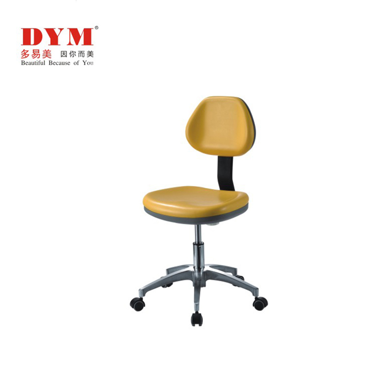 Metal base large backrest rotary dentist's chair