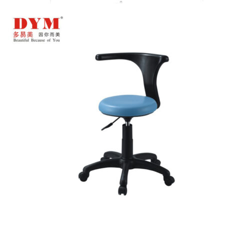 Rotating plastic base dentist stool