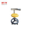 Height adjustable pu leather plastic base dental stool