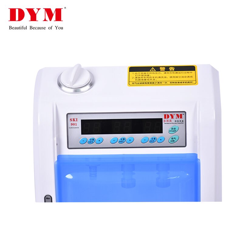 white color digital screen dental 2 hole handpiece lubricator
