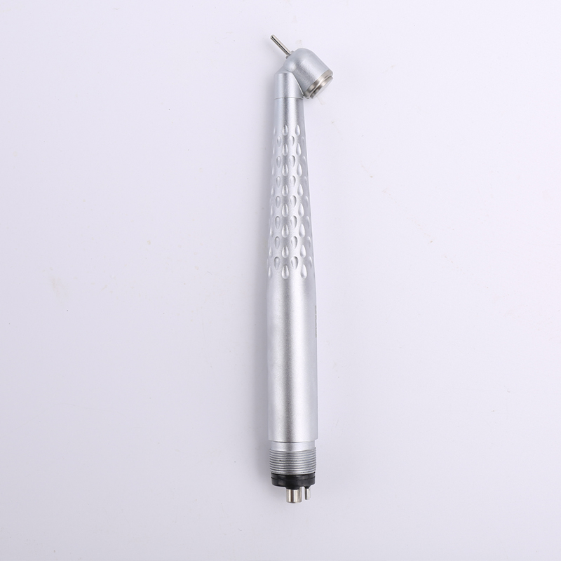 45 degree non-slip pattern push button cartridge handpiece turbine