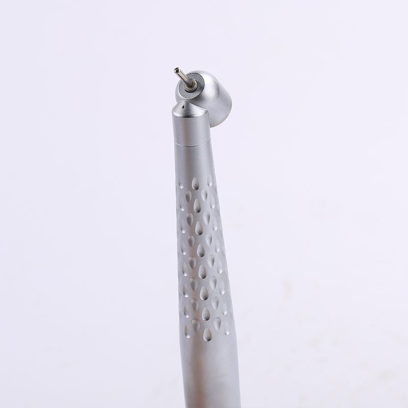 45 degree non-slip pattern push button cartridge handpiece turbine