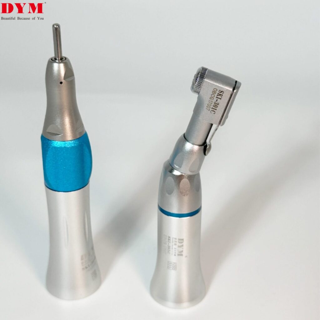 key type contra angle straight dental low speed handpiece