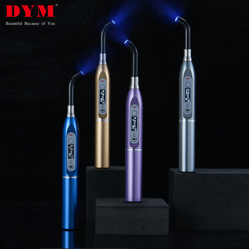 ski dym led curing light dental light cure multiple mode adjustment wireless