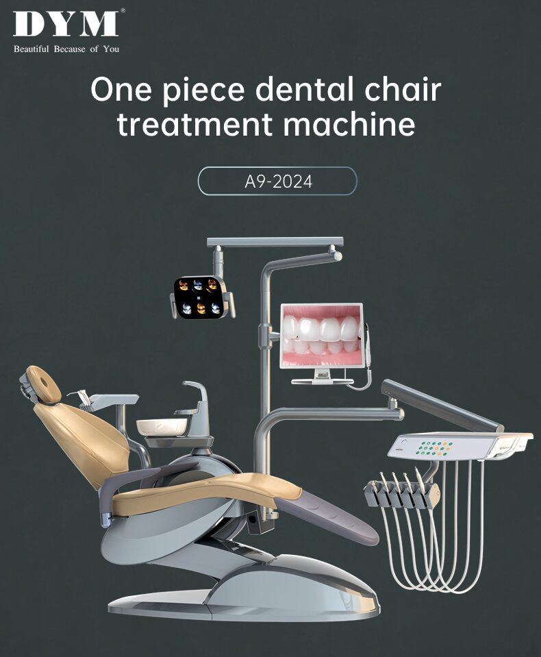 high end adjustable silver spray painting dental hospital dental unit
