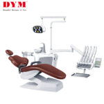 luxury dental chair with top mounted instrument tray