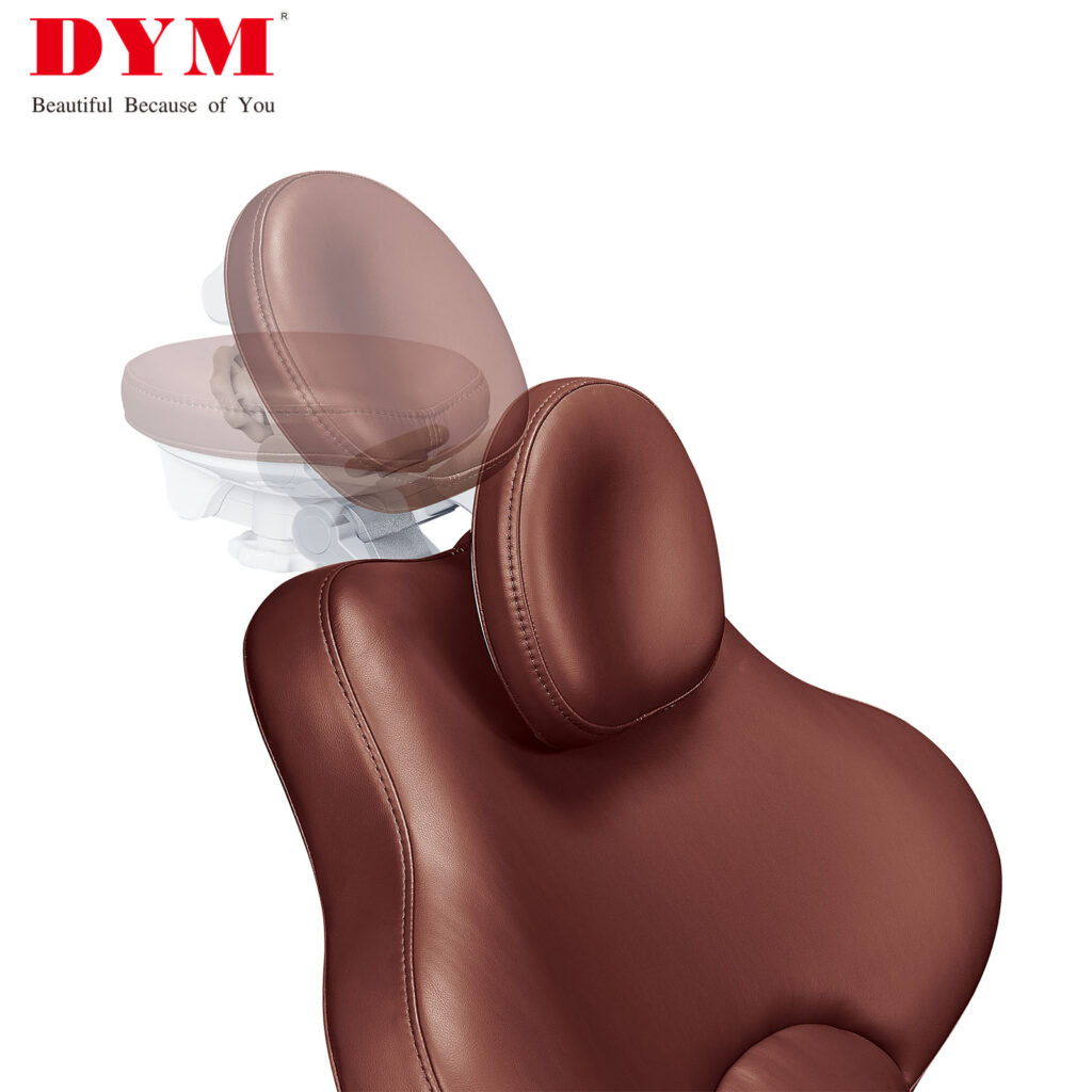luxury dental chair with top mounted instrument tray