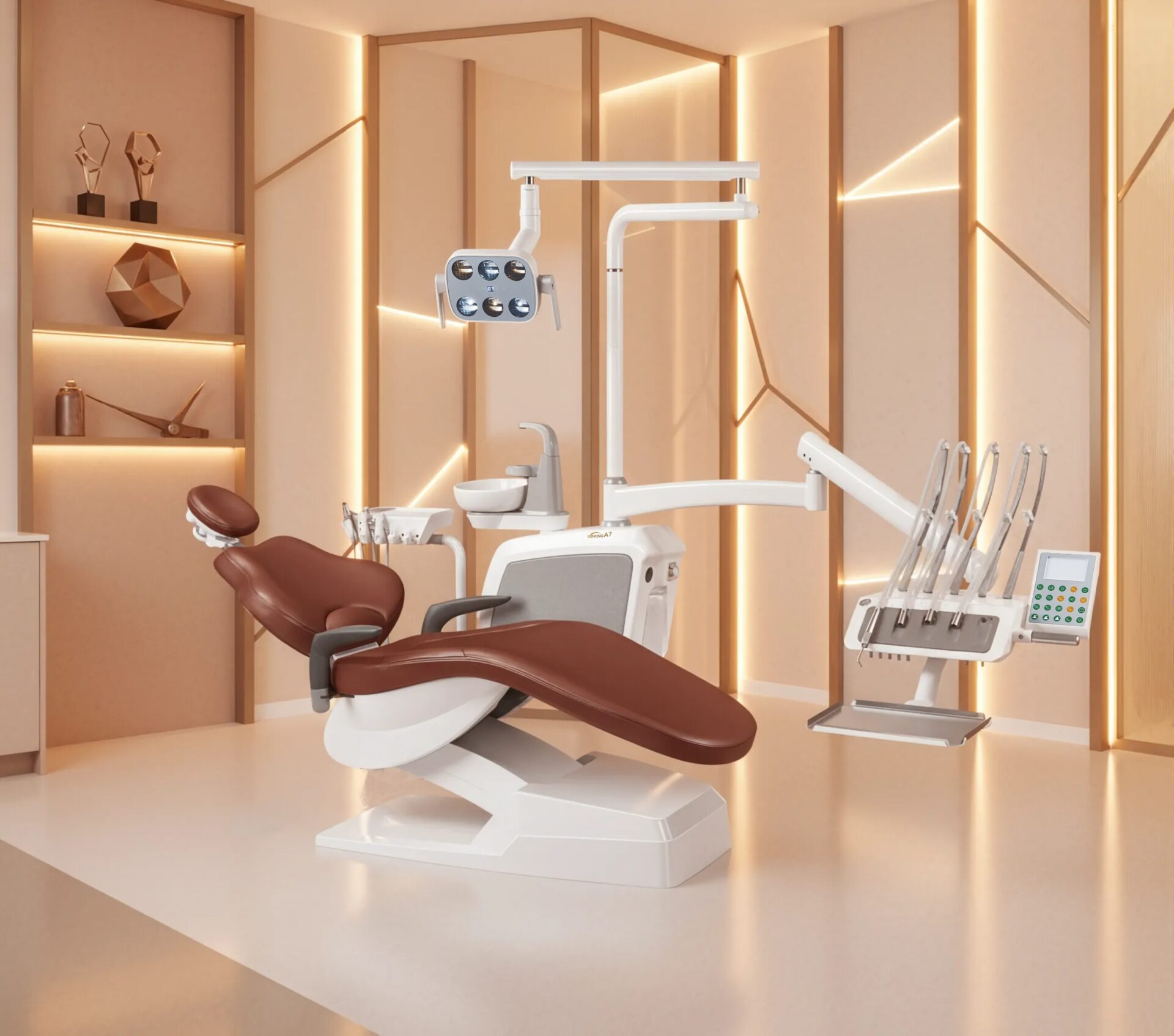 A7 Top-mounted dental chair